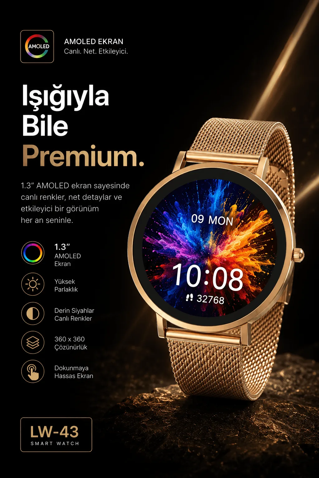 Fro LW-43V AMOLED ekran