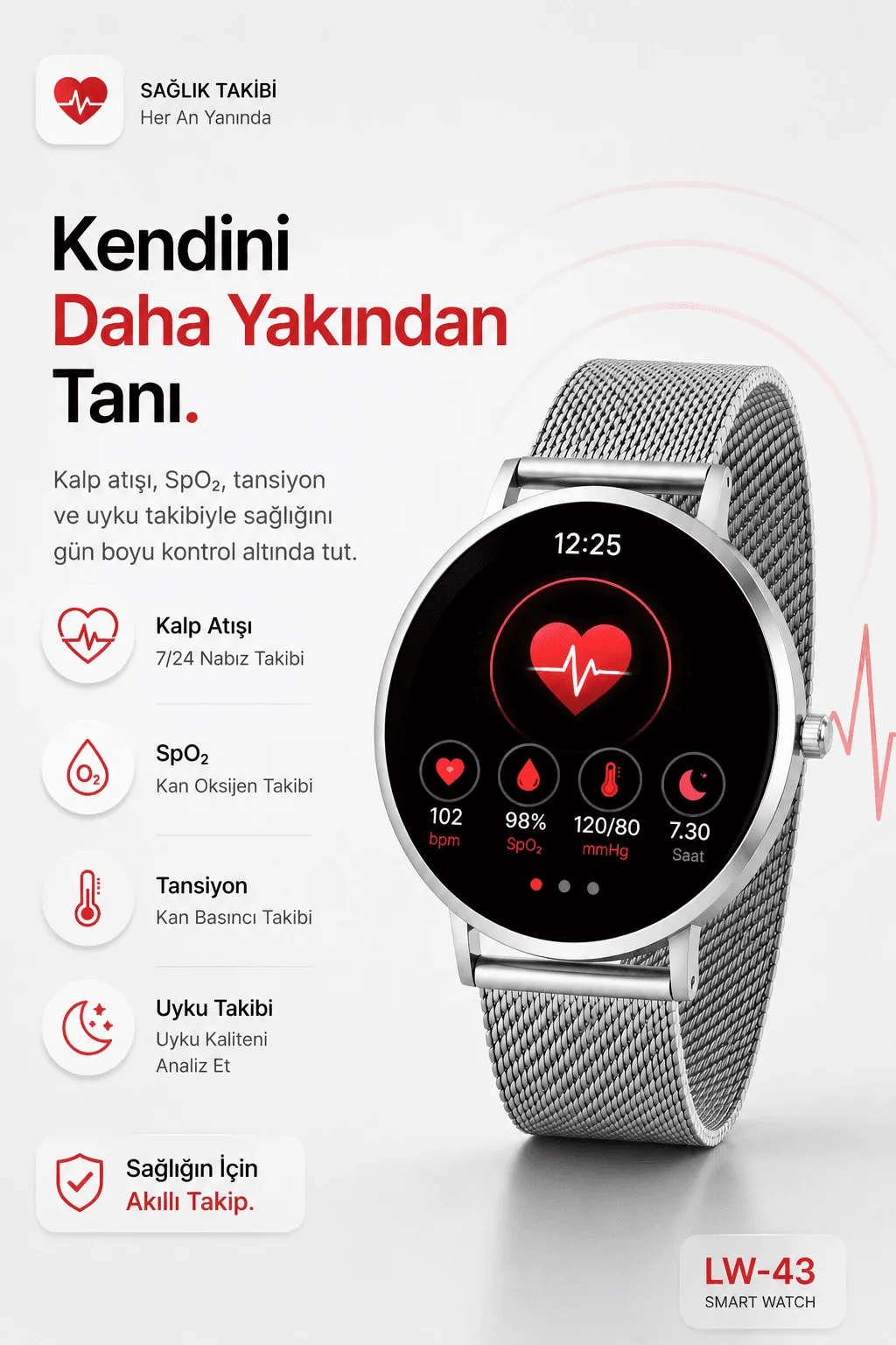 Fro LW-43V sağlık takibi