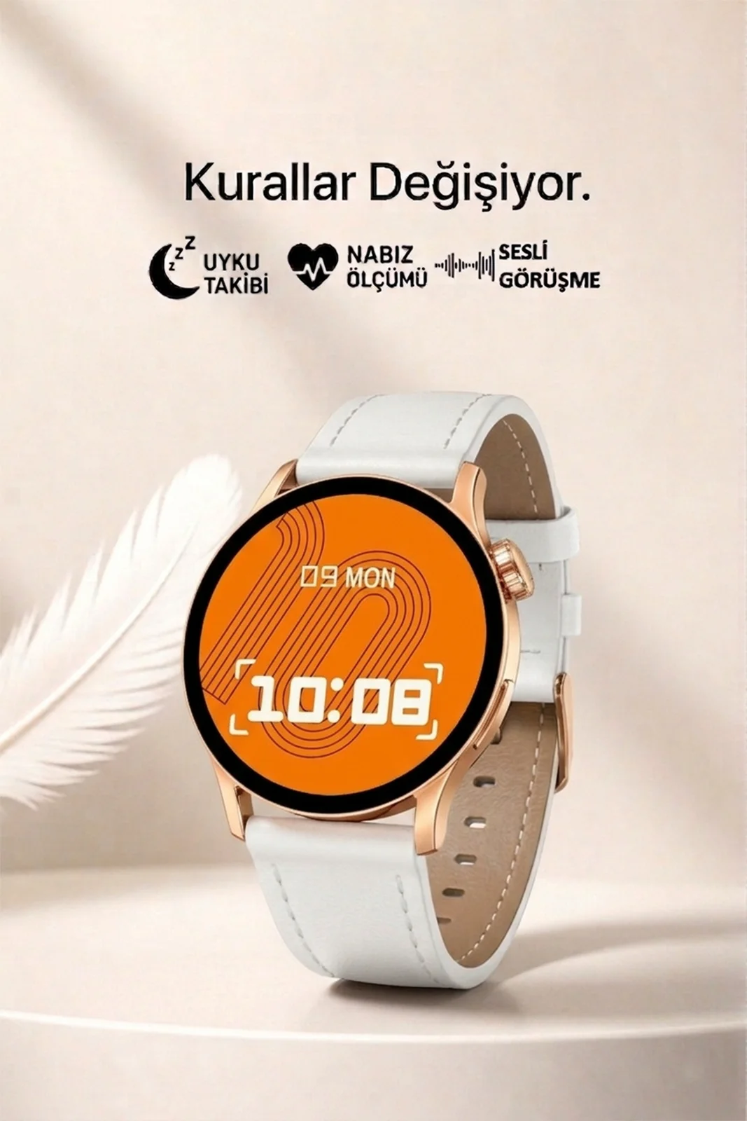 Fro LW-38 Gold Kasa · Beyaz Kordon 4